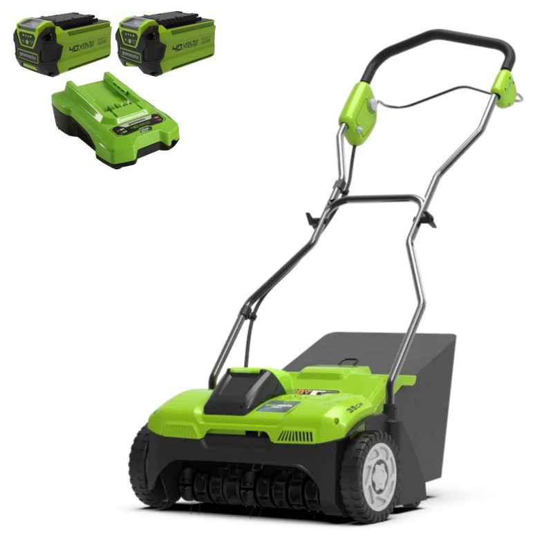 Greenworks 40 volt verticuteermachine G40DT35