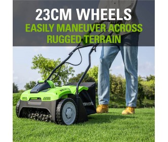 Greenworks 40 volt verticuteermachine G40DT35 Greenworks 40 volt verticuteermachine G40DT35