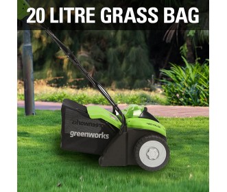 Greenworks 40 volt verticuteermachine G40DT35 Greenworks 40 volt verticuteermachine G40DT35