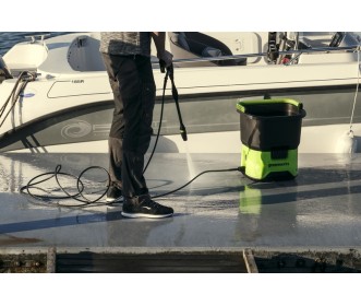 Greenworks 60 Volt hogedrukreiniger GDC60 Greenworks 60 Volt hogedrukreiniger GDC60