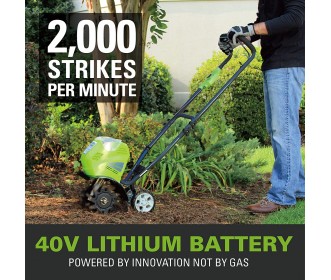 Greenworks 40 Volt grondfrees G40TL Greenworks 40 Volt grondfrees G40TL